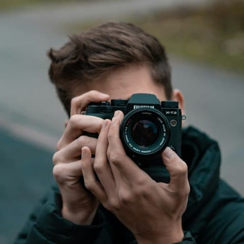 Porträt eines Fotografen